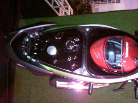 modifi Honda Supra X 125 Helm in
